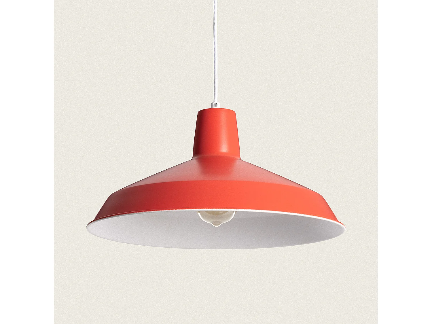 Lampada a Sospensione Metallo Meistter Rosso