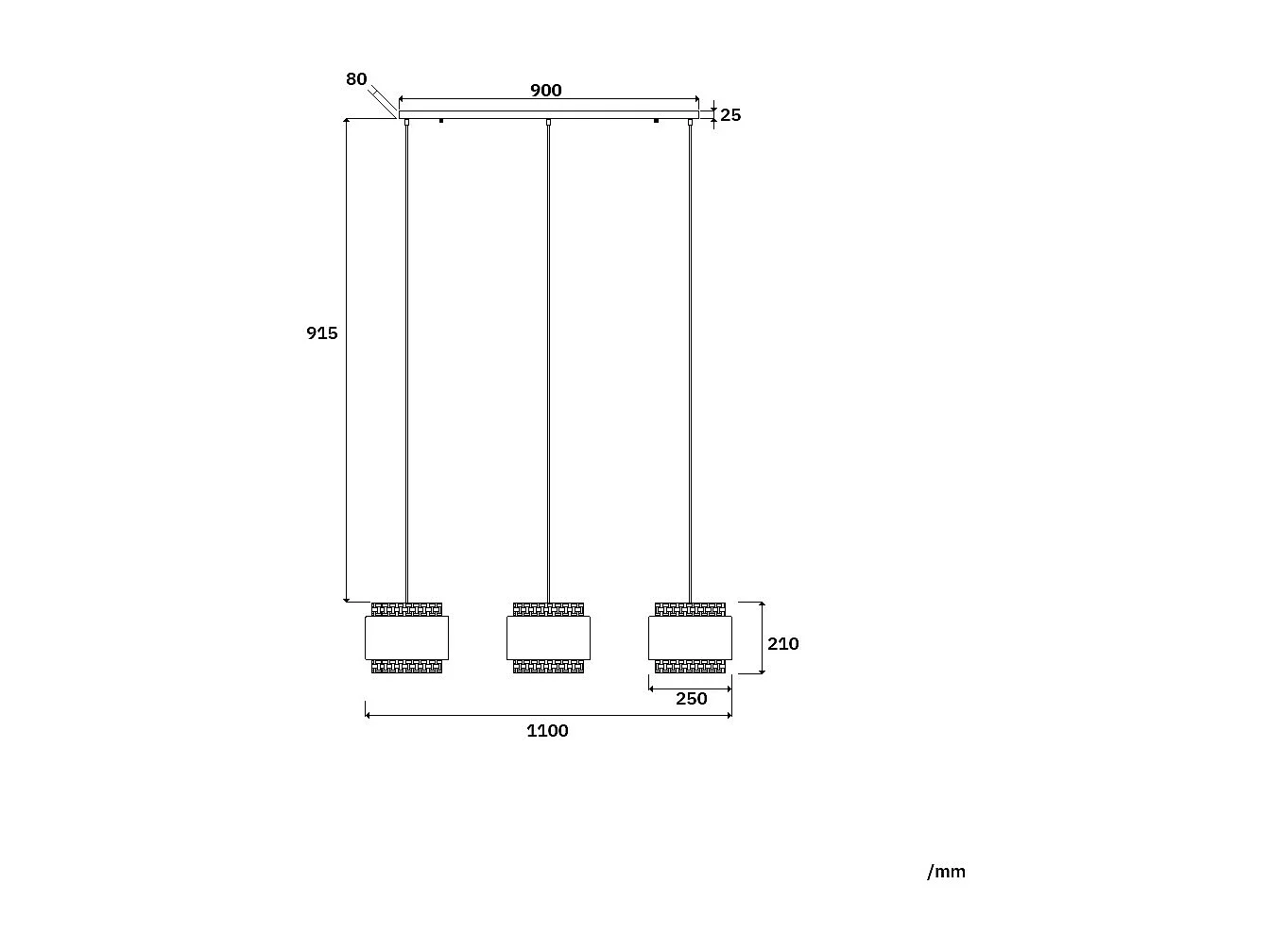 Suspension Fibres Naturelles Tri Orleans Beige