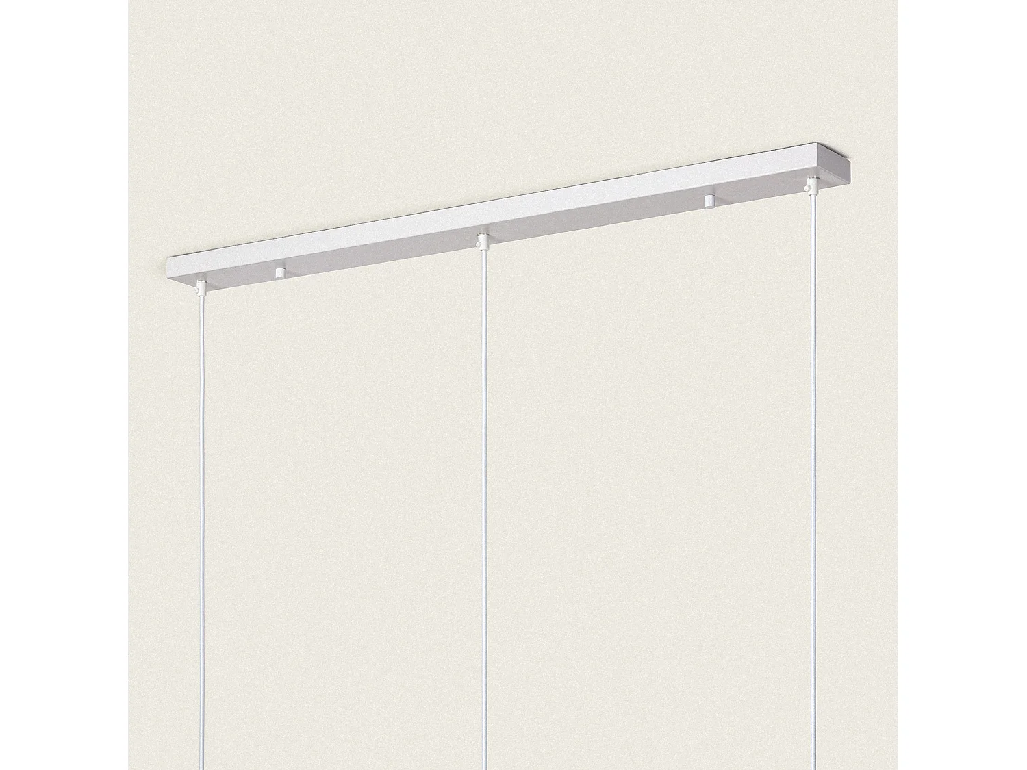 Lámpara Colgante Fibras Naturales Tri Orleans Beige