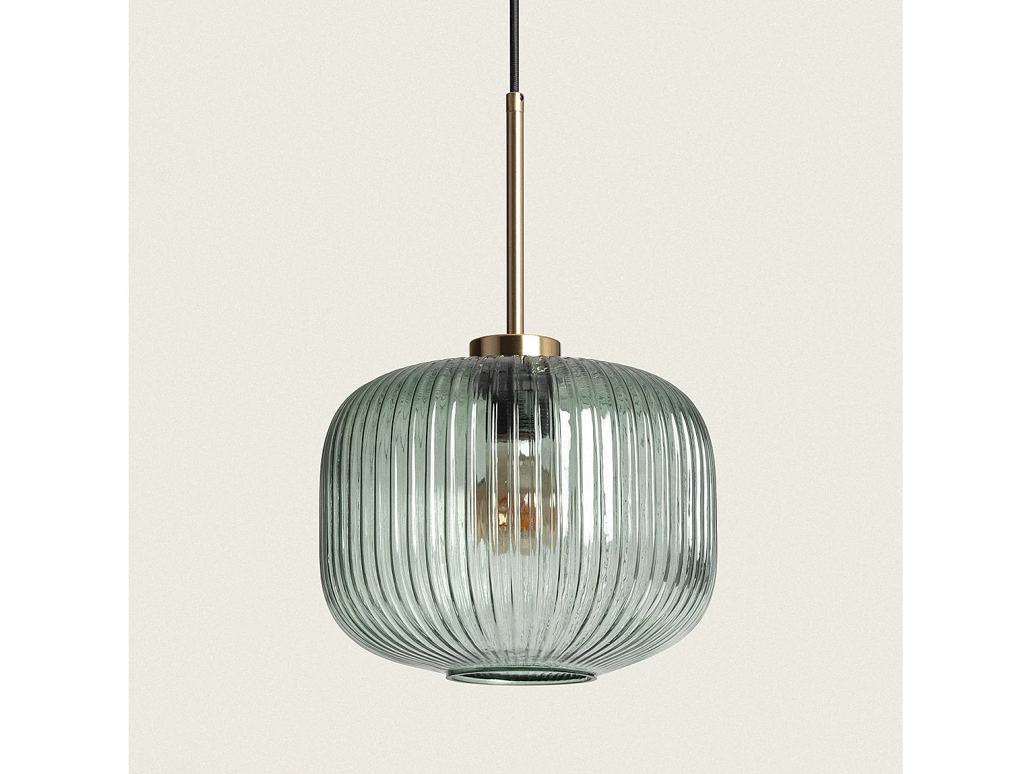 Suspension Verre Edwin Vert