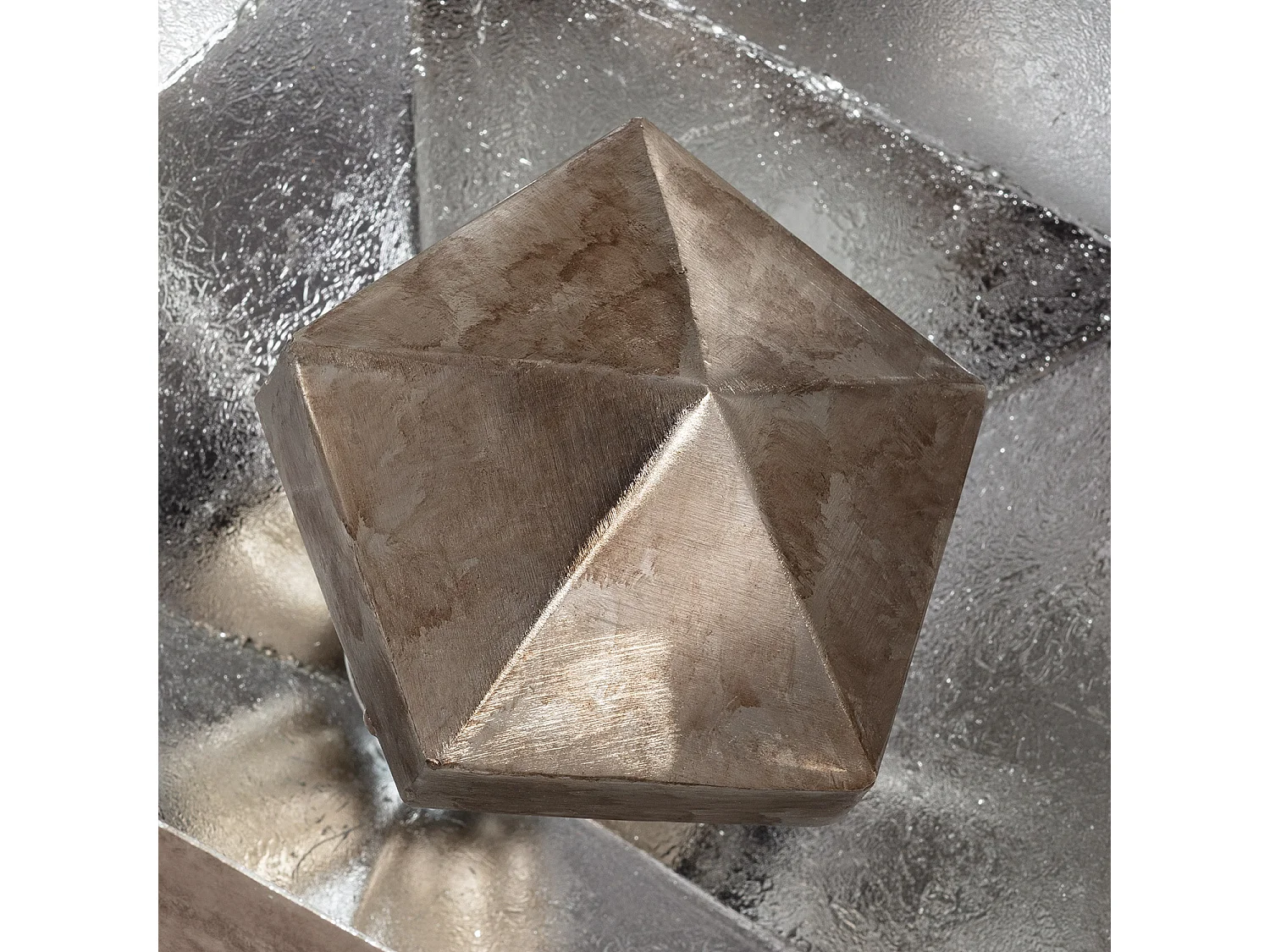 Lámpara de Mesa Metal Elia Plateado