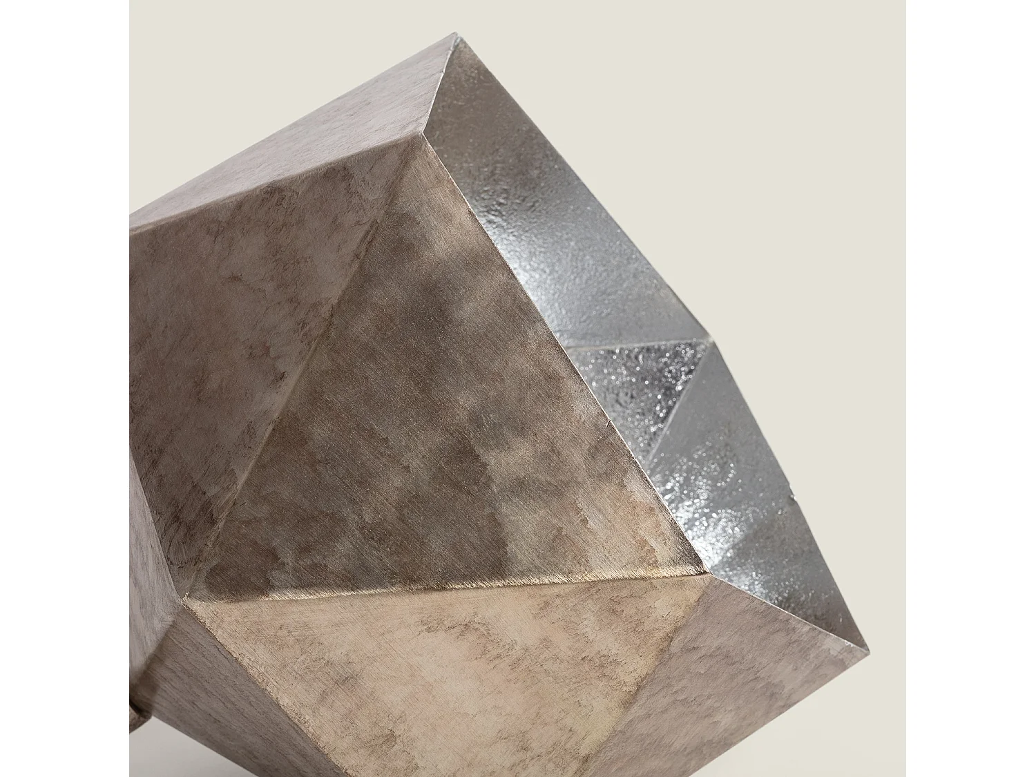 Lámpara de Mesa Metal Elia Plateado