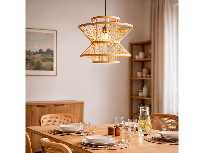 Suspension Bambou Namibie Naturel