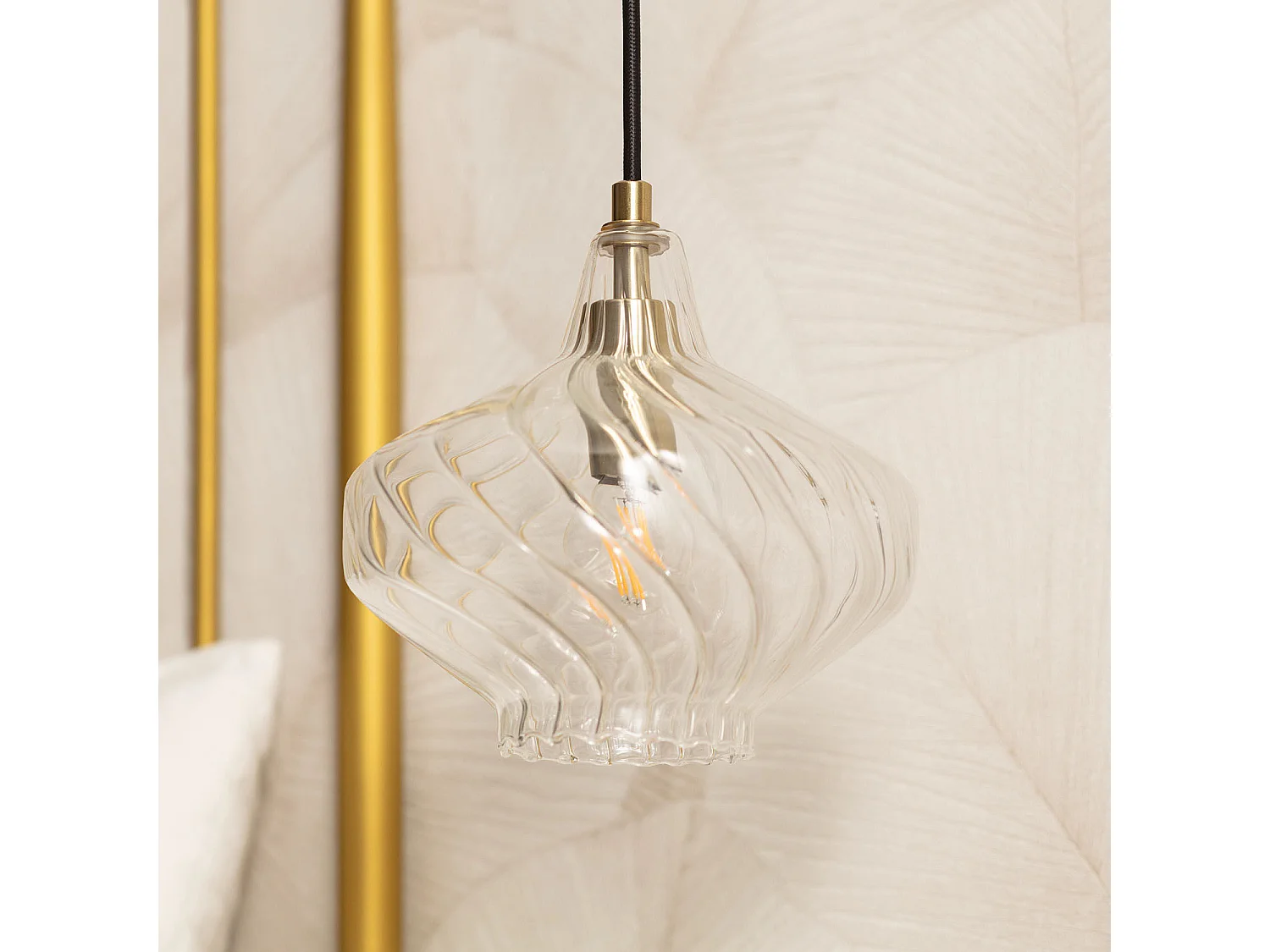 Suspension Verre Blas Transparent