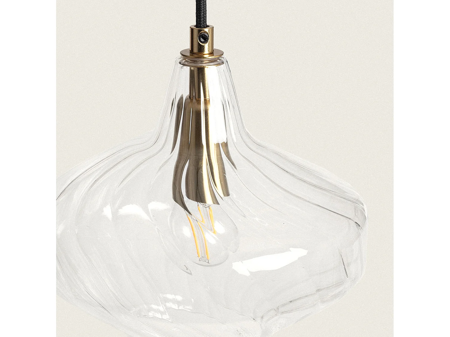 Suspension Verre Blas Transparent