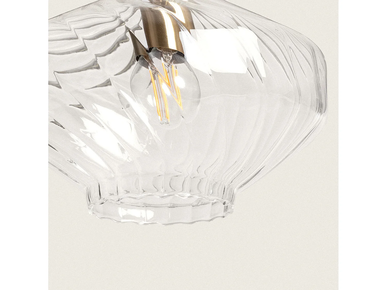 Suspension Verre Blas Transparent