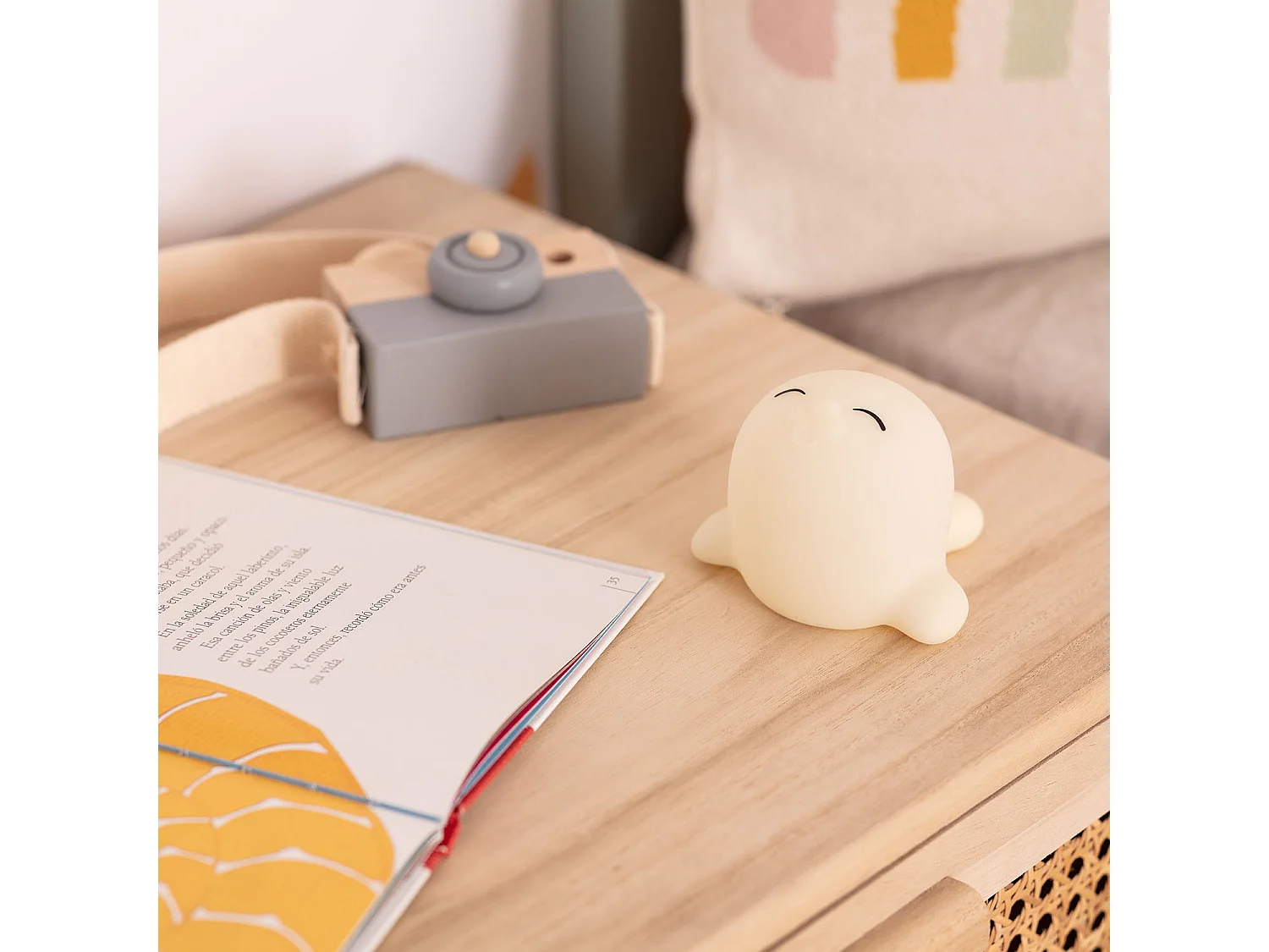 Luz Quitamiedos LED Foca RGB Silicona IP67 RGB