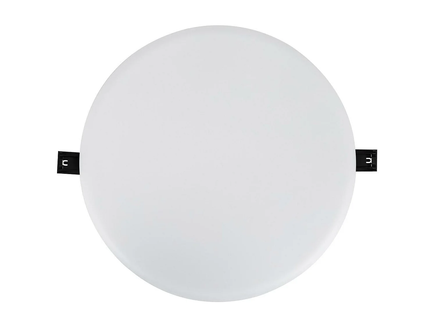 Dalle LED Ronde Slim Surface 36W IP54 Coupe Ø200mm  3000K Blanc chaud