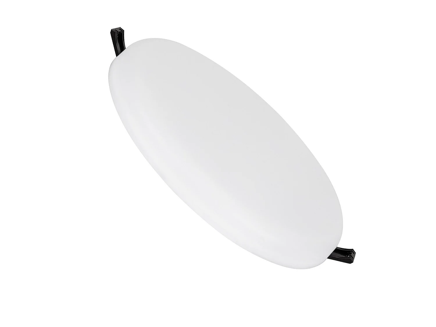 Dalle LED Ronde Slim Surface 36W IP54 Coupe Ø200mm  3000K Blanc chaud