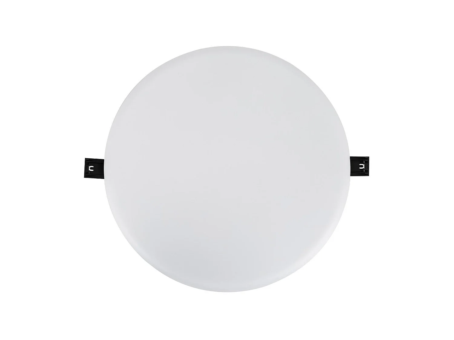 Dalle LED Ronde Slim Surface 36W IP54 Coupe Ø200mm  3000K Blanc chaud