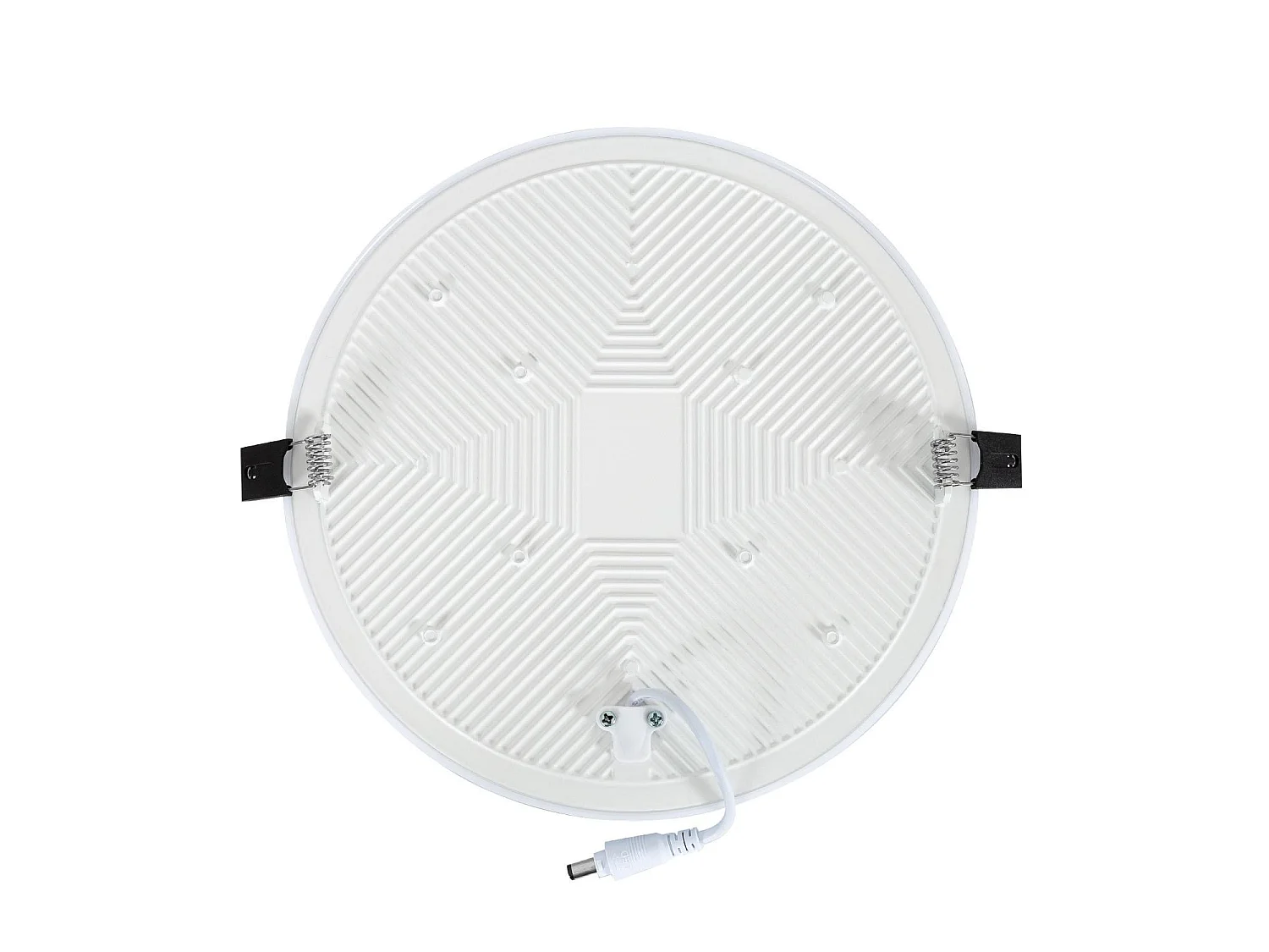 Dalle LED Ronde Slim Surface 36W IP54 Coupe Ø200mm  3000K Blanc chaud