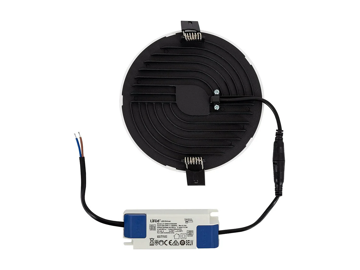 Placa LED 16W Circular High Lumen Corte Ø135 mm LIFUD 4000K Blanco Neutro