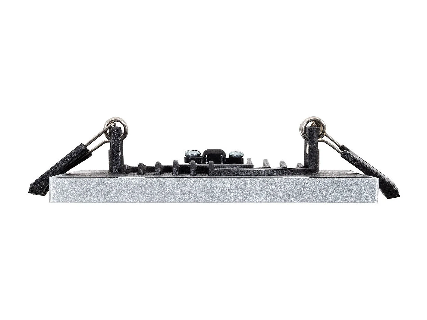 Dalle LED 8W Carrée High Lumen LIFUD Coupe Ø 75mm Argentée 4000K Blanc neutre