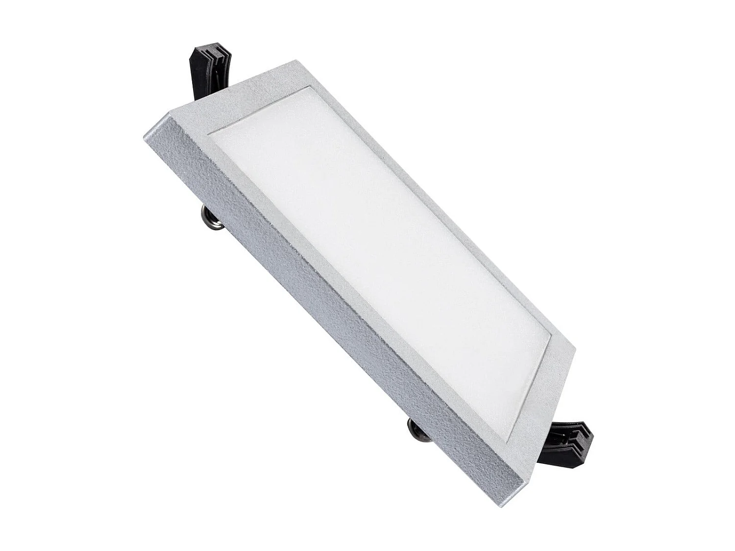 Placa LED 8W Cuadrada High Lumen Corte Ø 75 mm Silver 4000K Blanco Neutro