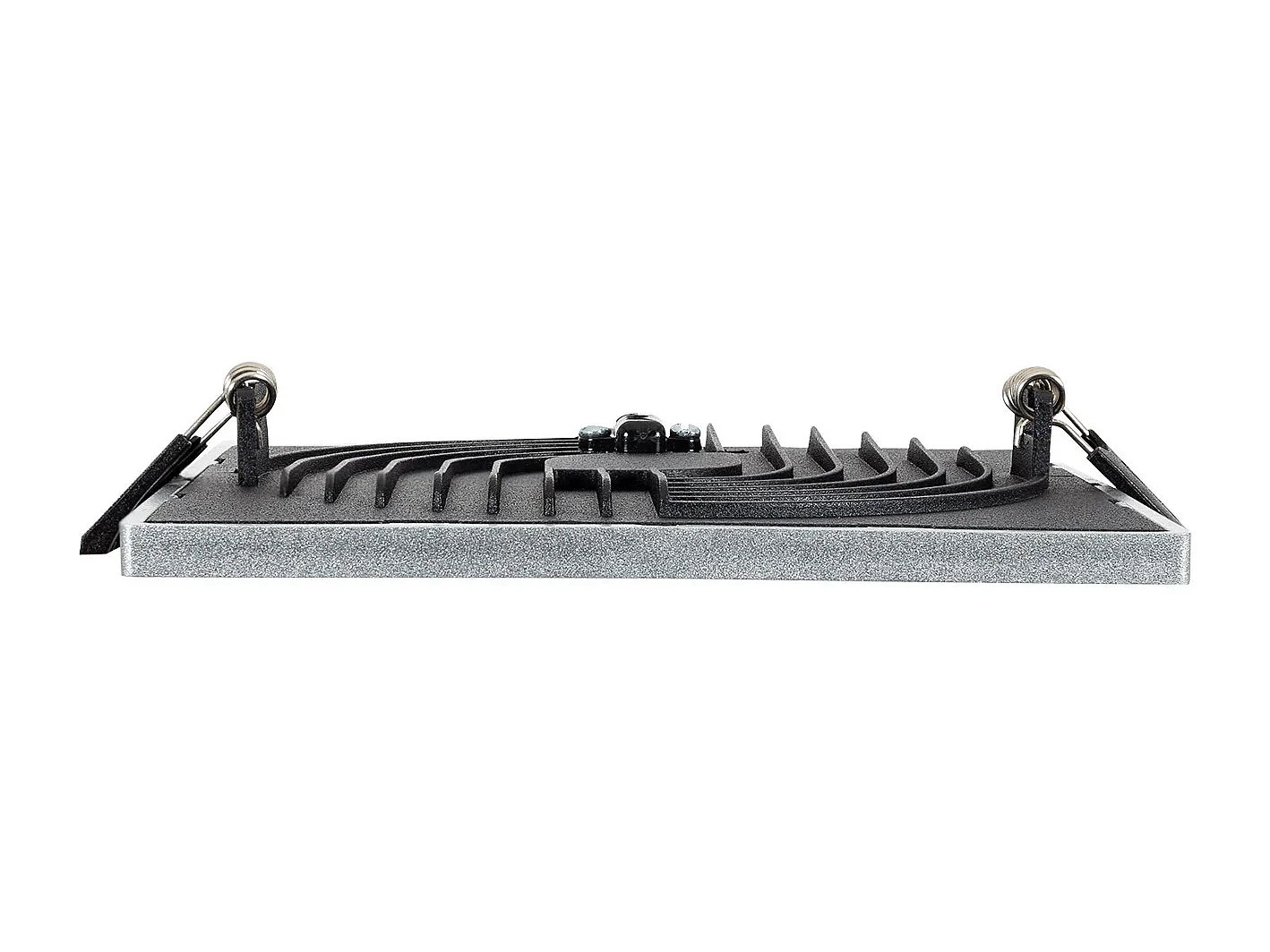 Pannello Downlight LED 16W Quardato Argento High Lumen Foro Ø135mm 4000K Bianco Naturale
