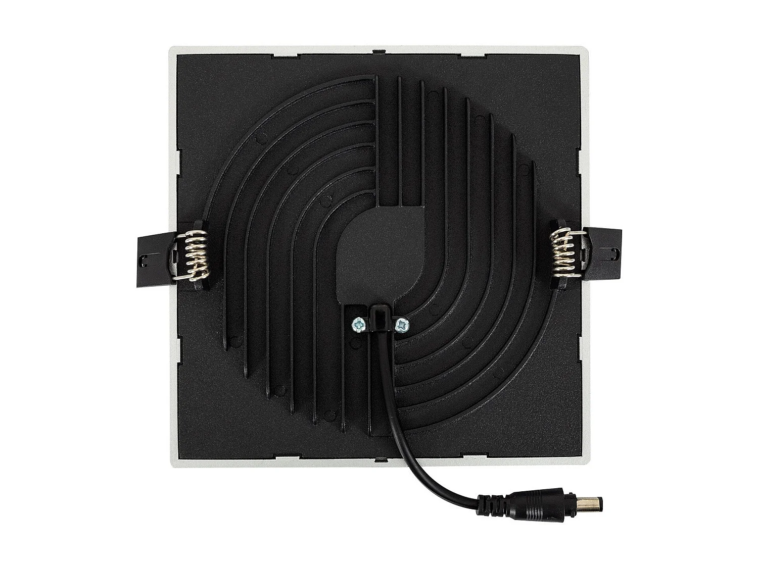 Pannello Downlight LED 16W Quardato Argento High Lumen Foro Ø135mm 4000K Bianco Naturale