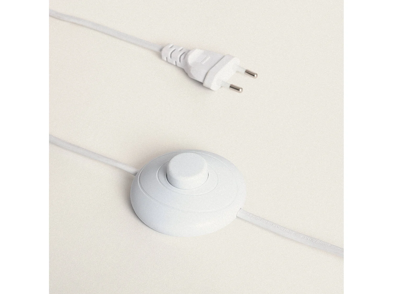 Lámpara de Pie Metal Meetkunde Blanco