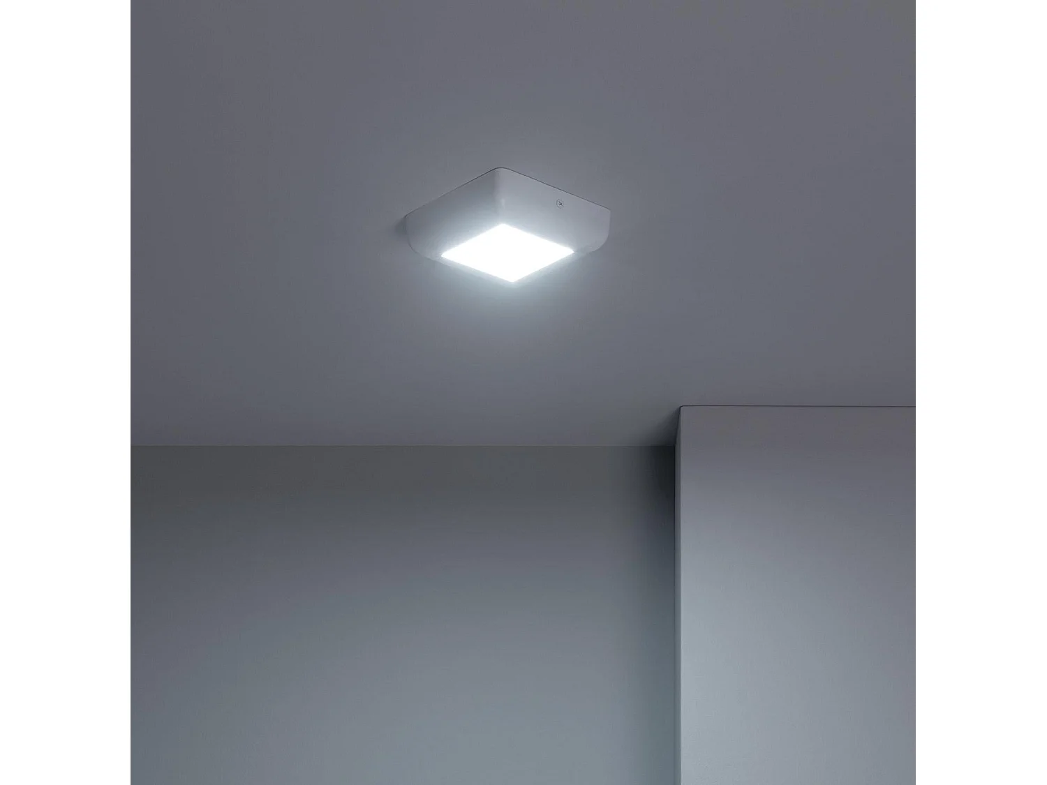 Plafón LED 6W Cuadrado Metal 122x122 mm Design White 4000K Blanco Neutro