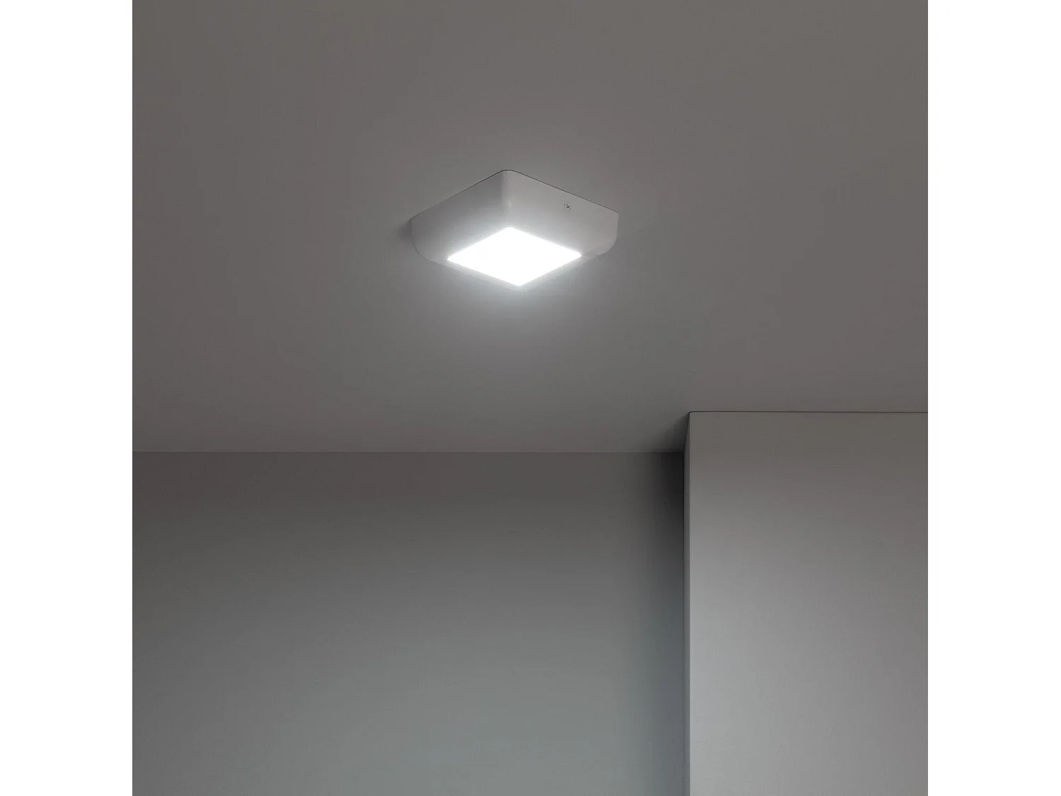 Plafón LED 6W Cuadrado Metal 122x122 mm Design White 4000K Blanco Neutro