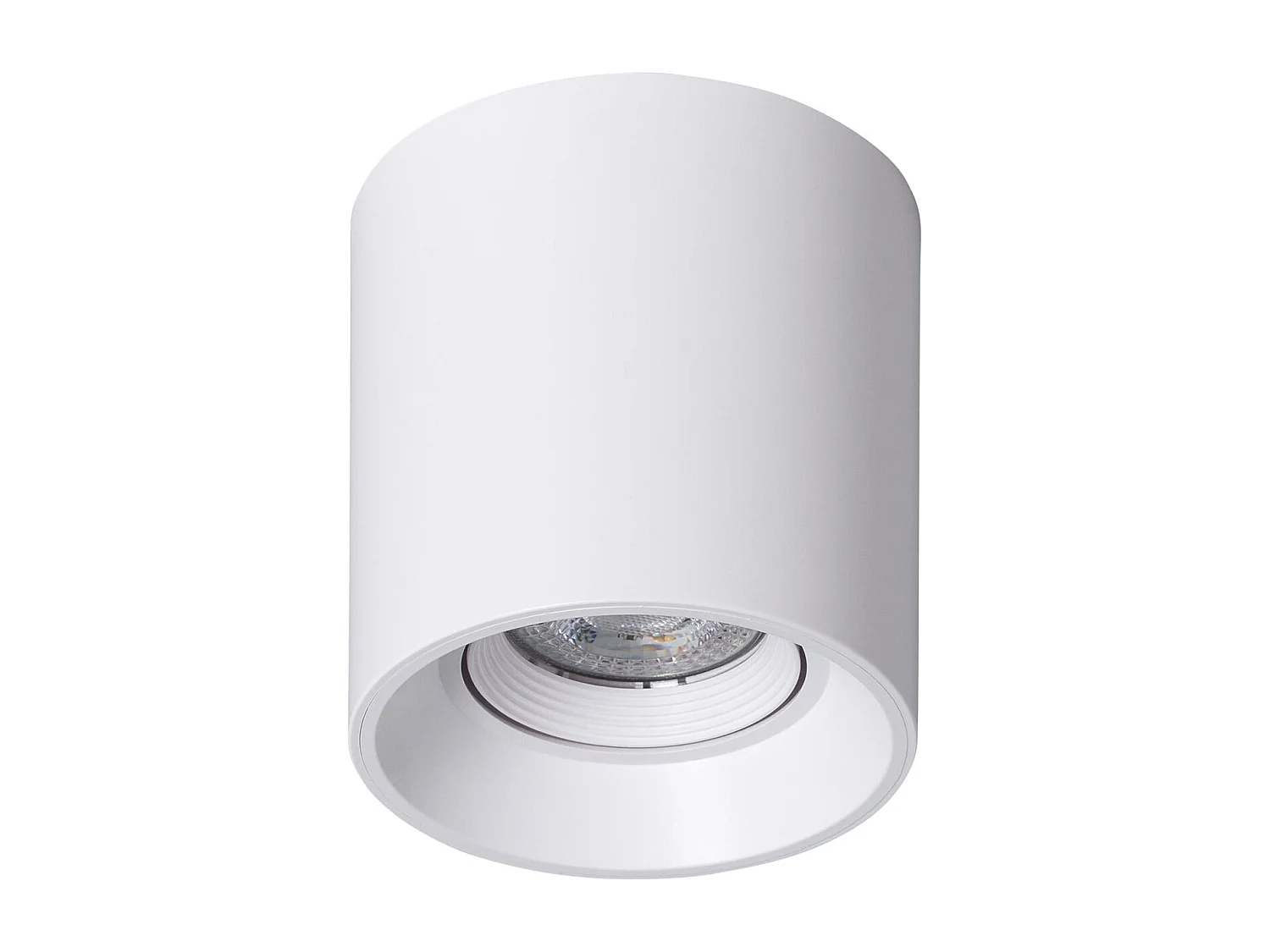 Applique da Soffitto Bianco con Lampadina GU10 Space 4000K Bianco Naturale