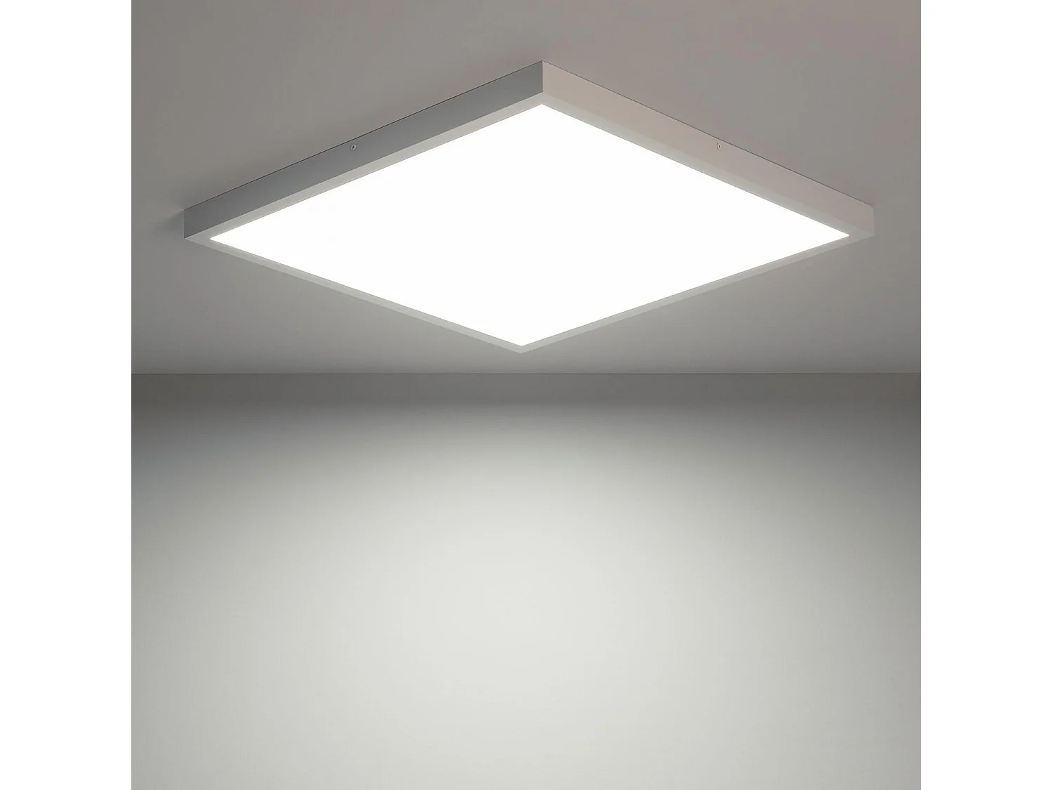 Plafoniera LED Quadrata 48W 600x600 mm 4000K Bianco Naturale