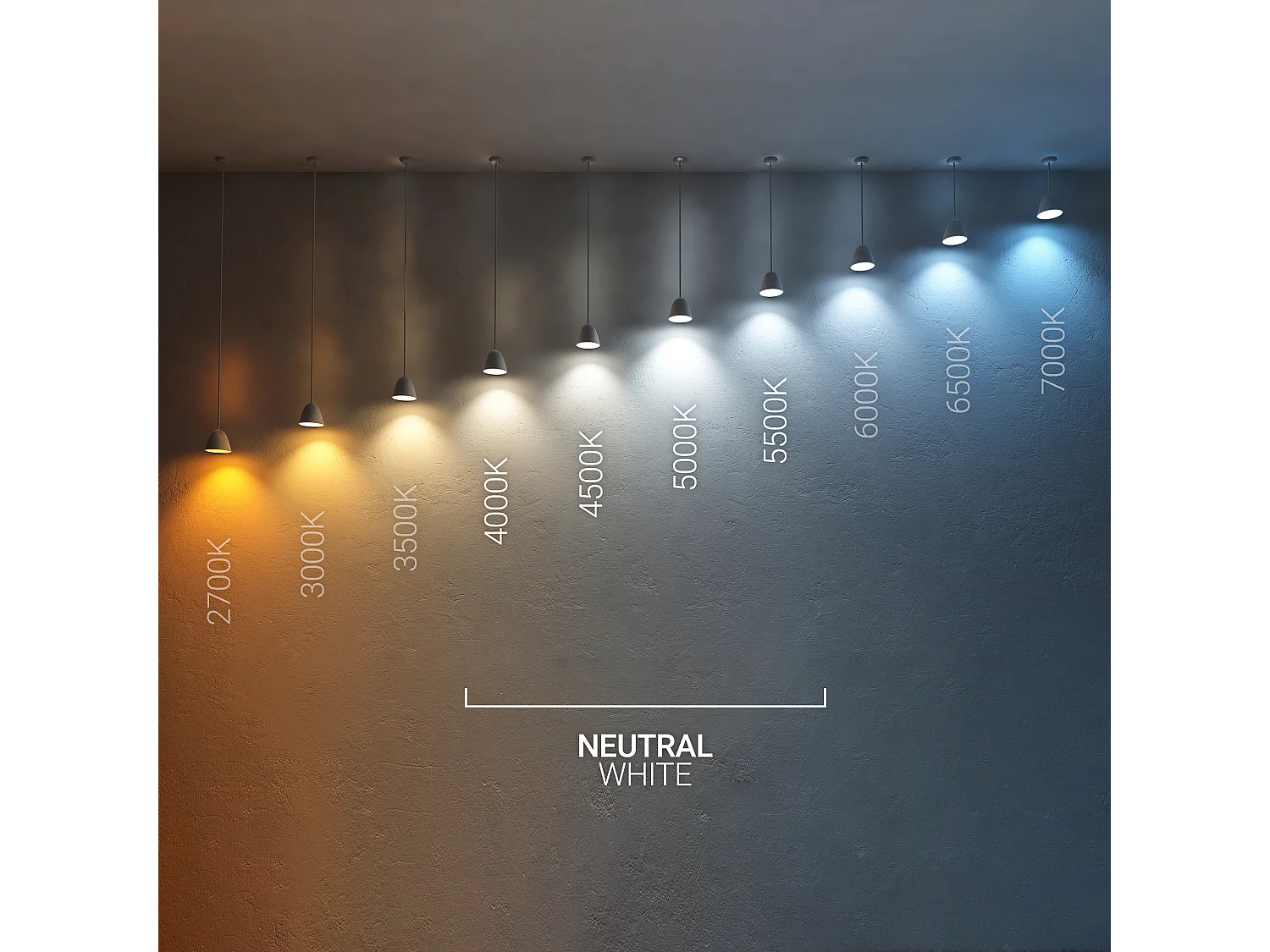 Plafón LED 48W Cuadrado 600x600 mm 4000K Blanco Neutro