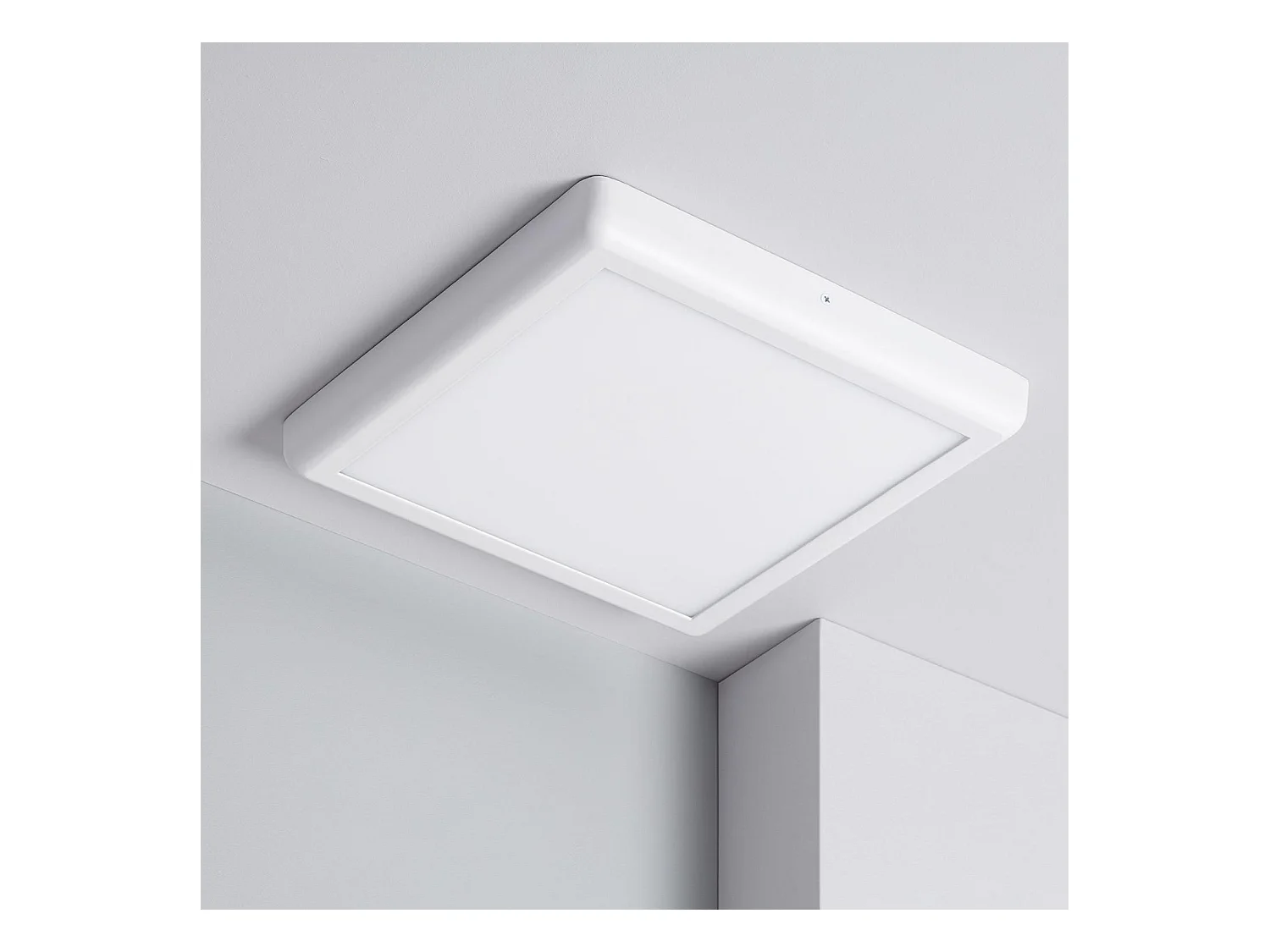 Plafón LED 24W Cuadrado Metal 300x300 mm Design White 4000K Blanco Neutro