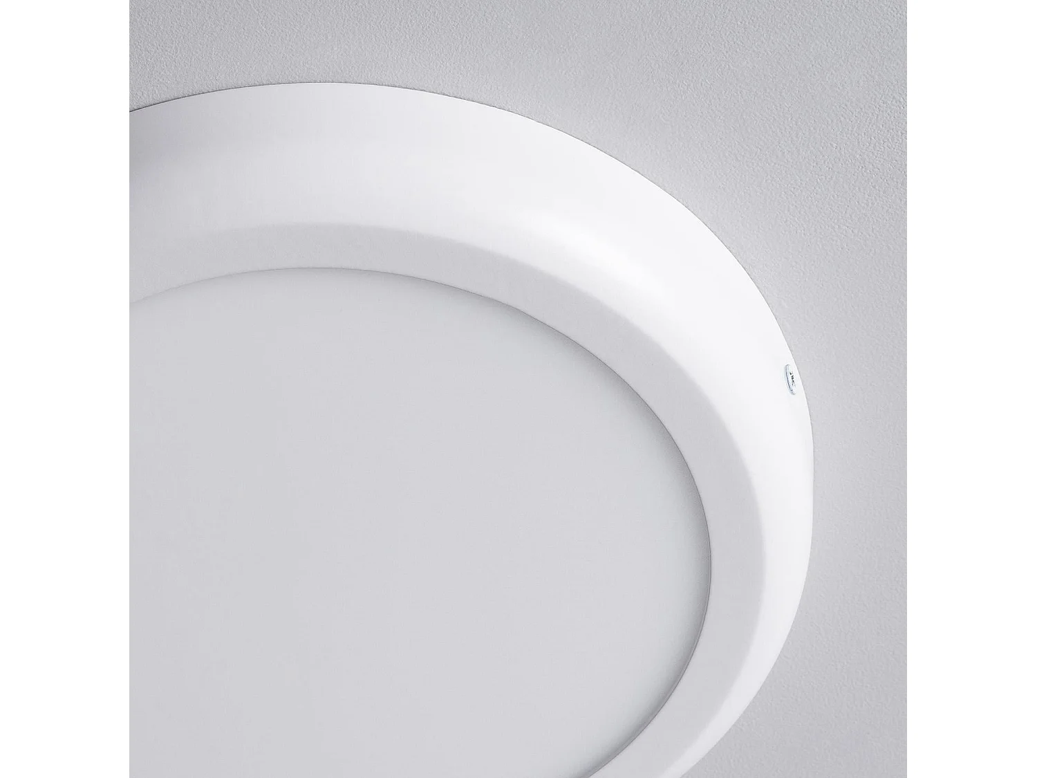 Plafonnier LED Rond 18W Métal Design White Ø225 mm  3000K Blanc chaud