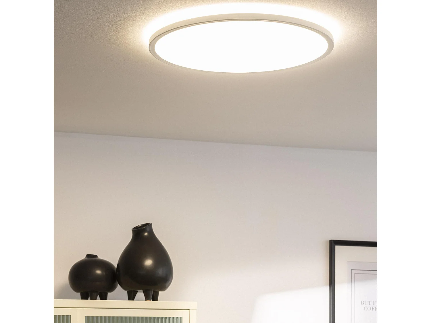 Plafón LED 24W Circular Ø420 mm Doble Cara SwitchCCT Seleccionable (Cálido-Neutro-Frío)