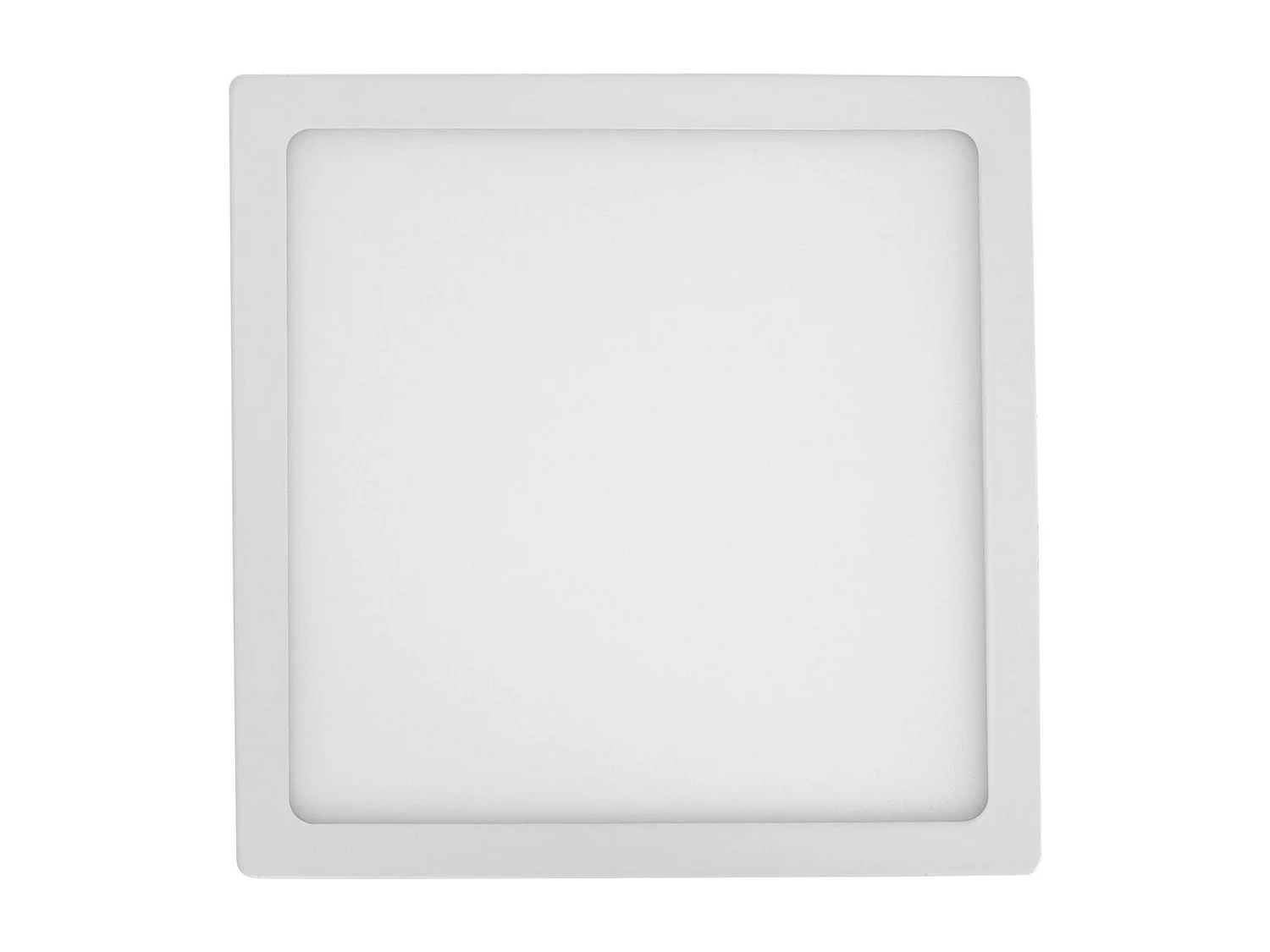 Plafonnier LED Carré 18W Extra-Plat CCT Sélectionnable 205x205 mm Sélectionnable (chaud-neutre-froid)