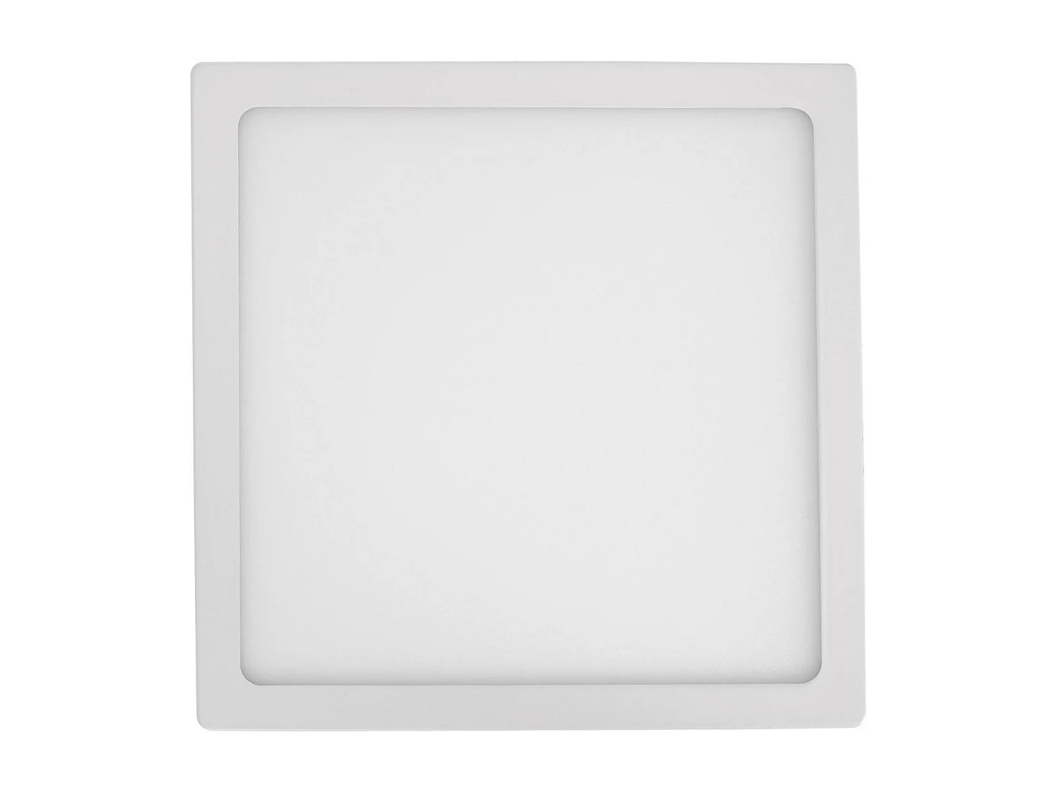 Plafonnier LED Carré 18W Extra-Plat CCT Sélectionnable 205x205 mm Sélectionnable (chaud-neutre-froid)