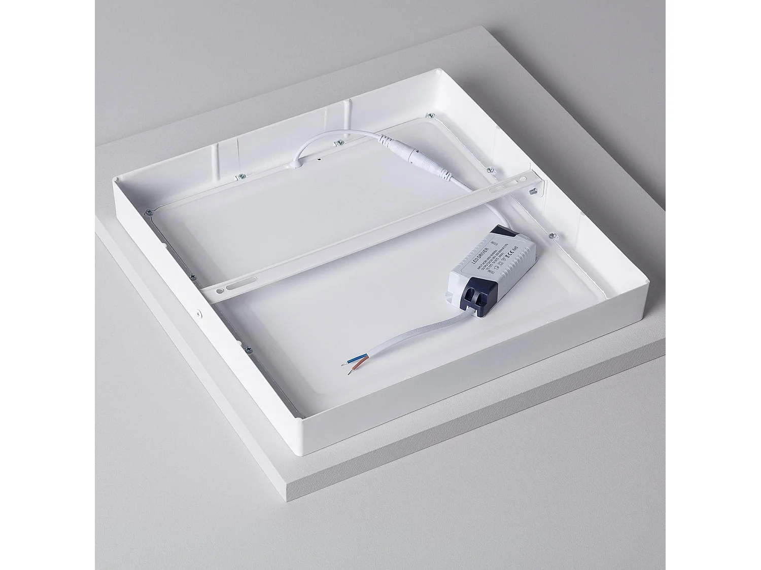 Plafoniera LED Quadrata 24W 301x301 mm 6000K Bianco Freddo