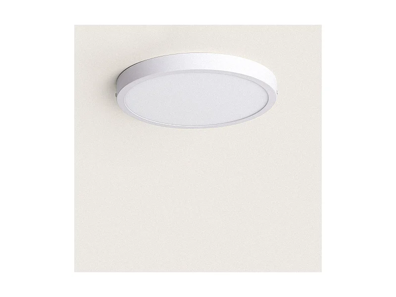 Plafonnier LED Rond 24W Extra-Plat CCT Sélectionnable Ø280 mm Sélectionnable (chaud-neutre-froid)