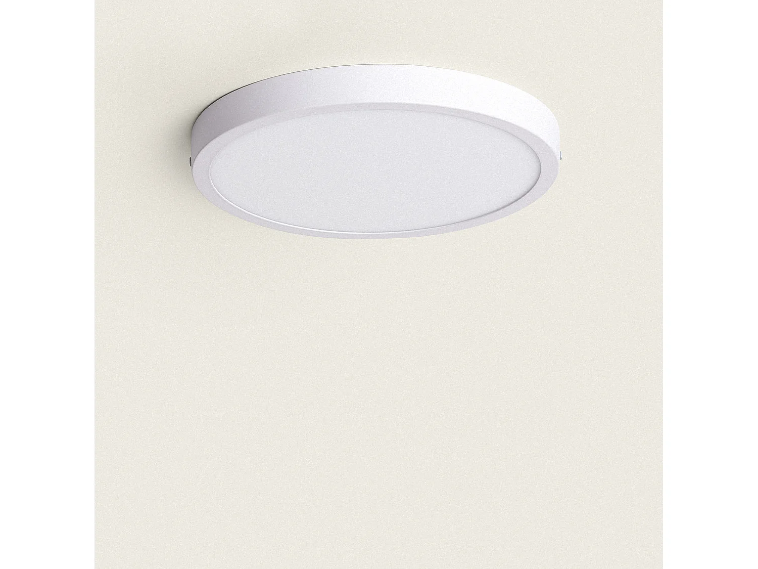 Plafonnier LED Rond 24W Extra-Plat CCT Sélectionnable Ø280 mm Sélectionnable (chaud-neutre-froid)