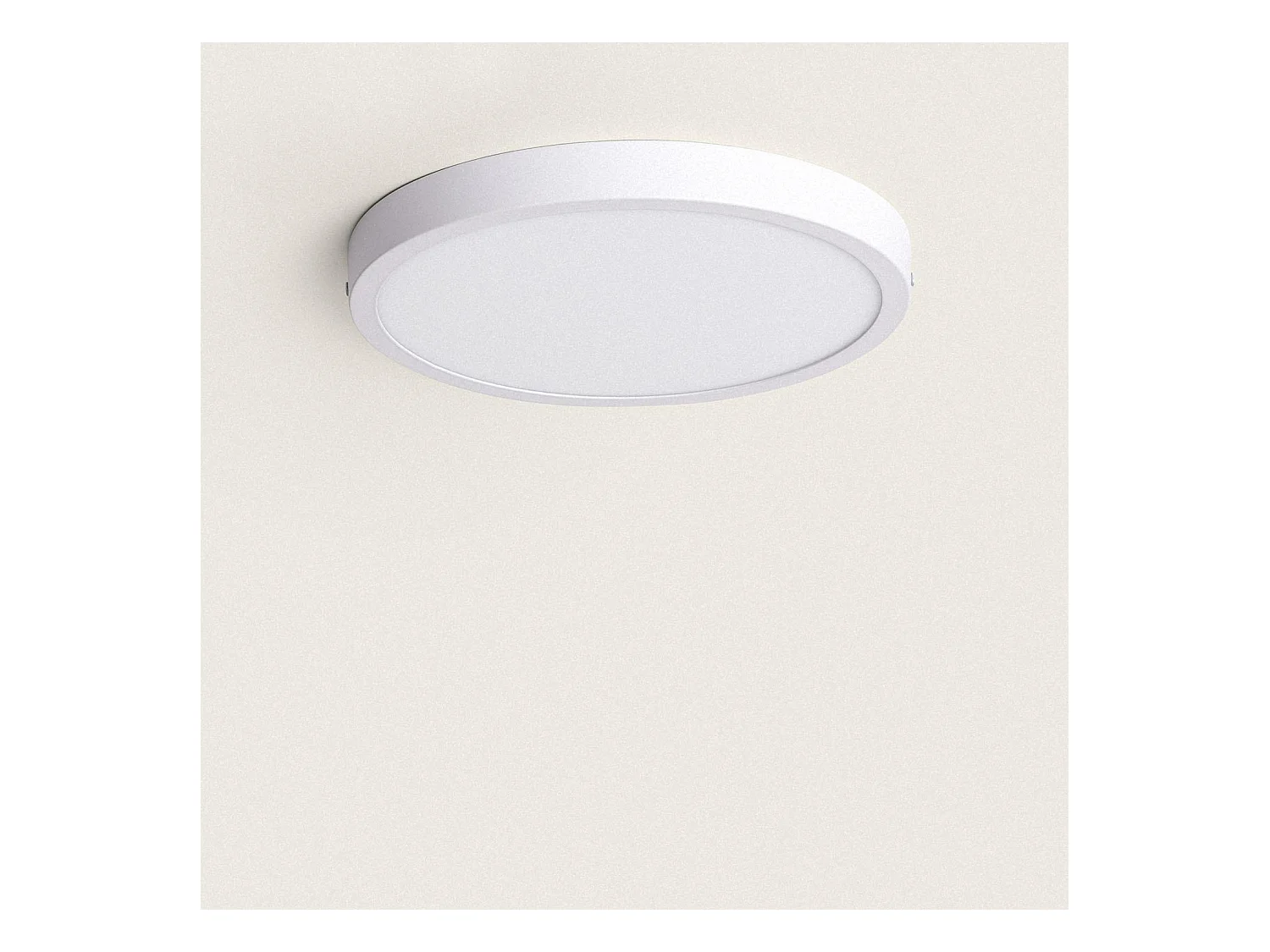 Plafonnier LED Rond 24W Extra-Plat CCT Sélectionnable Ø280 mm Sélectionnable (chaud-neutre-froid)