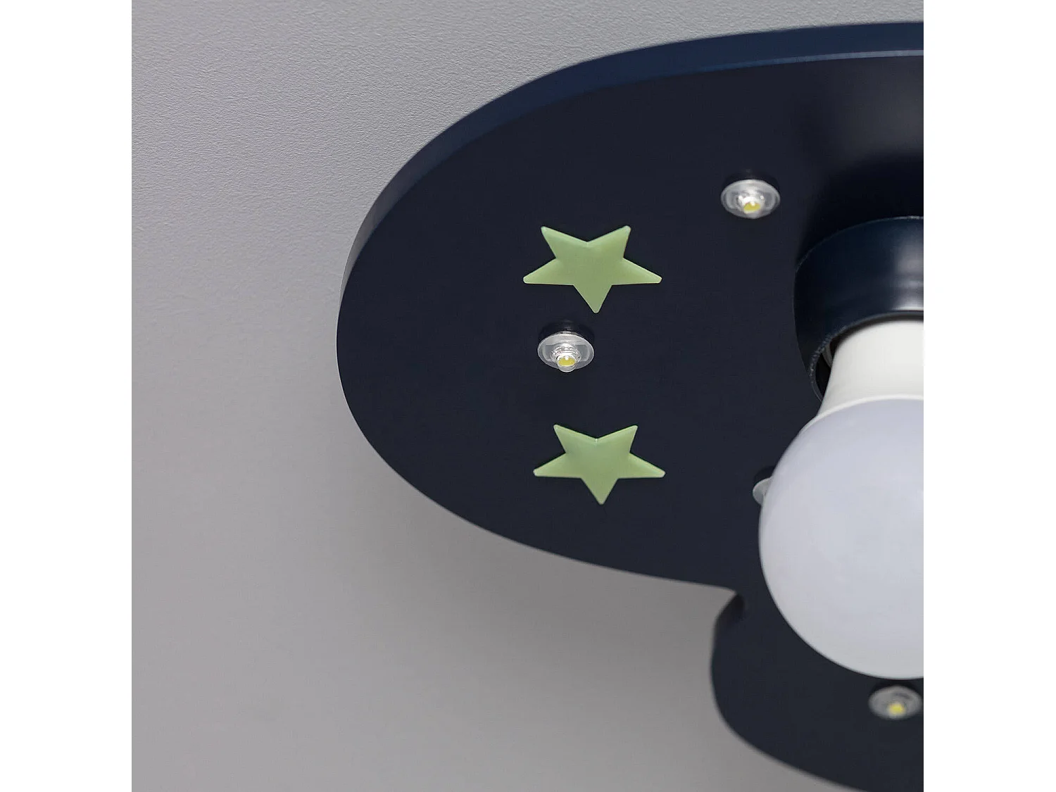 Plafonnier Kids Bois Cosmon  Bleu