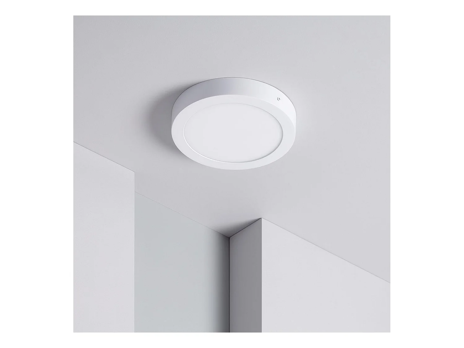 Plafón LED 18W Circular Ø225 mm 3000K Blanco Cálido