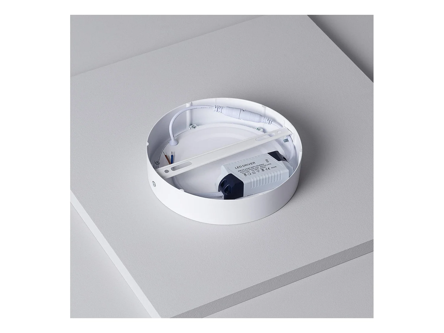 Plafonnier LED Rond 12W Ø170 mm 5000K Blanc froid