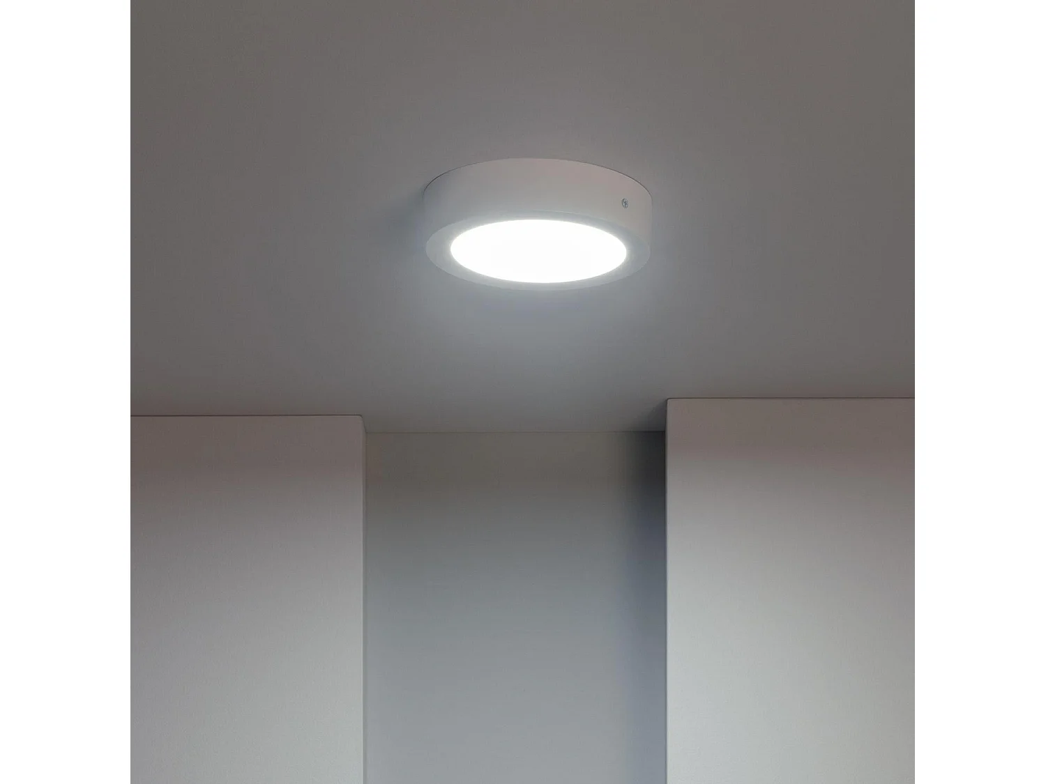 Plafonnier LED Rond 12W Ø170 mm 5000K Blanc froid