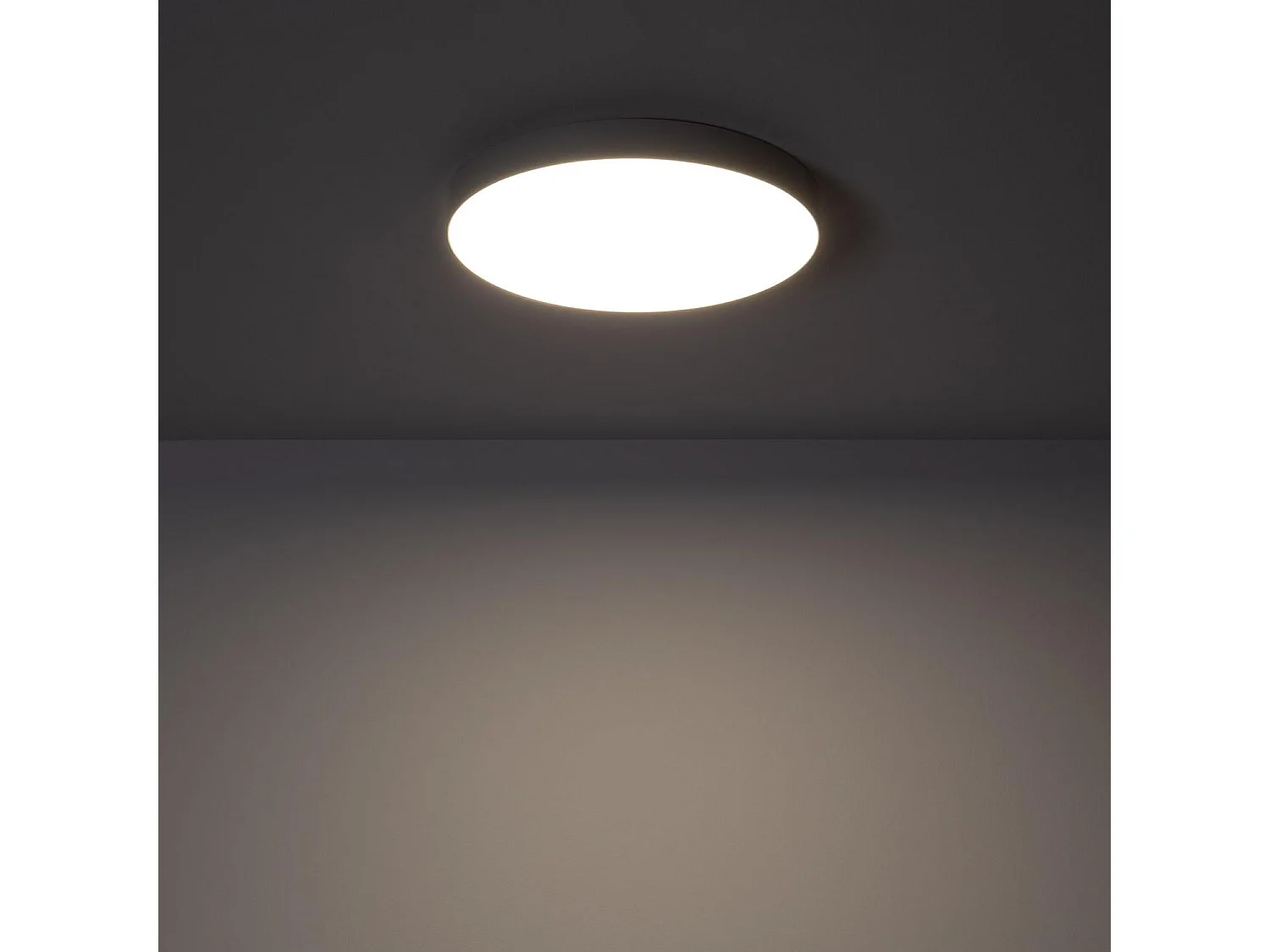 Plafonnier LED Rond 18W Dimmable Ø180 mm Noir