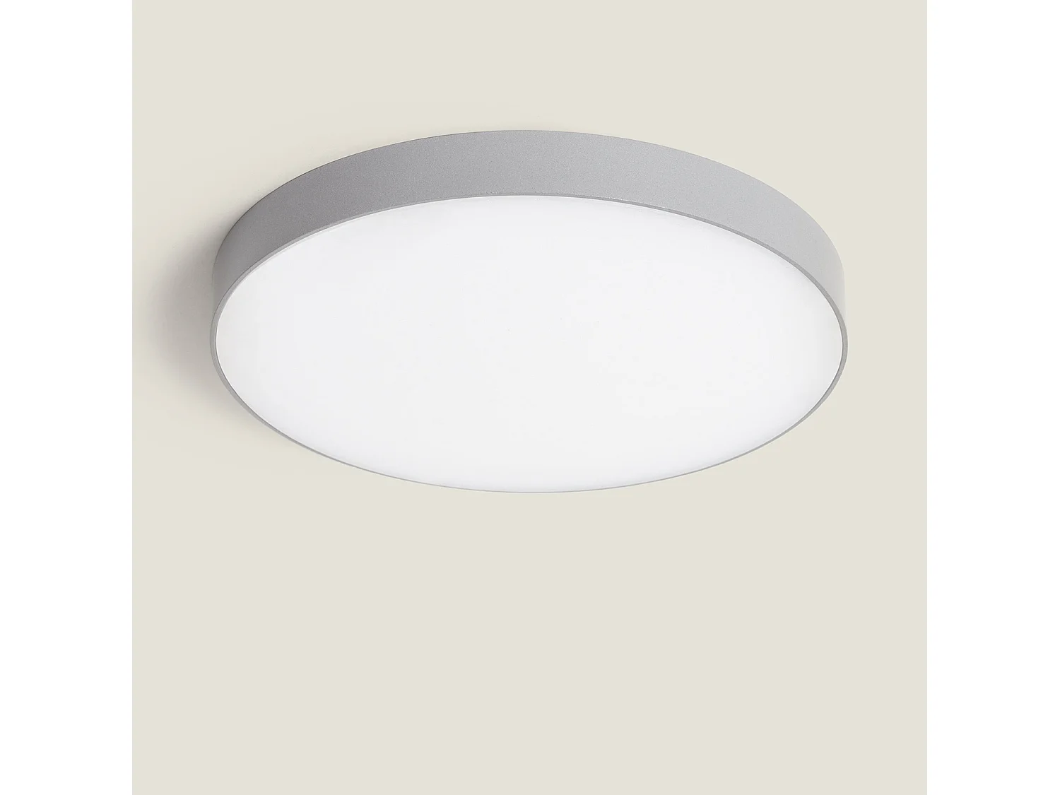 Plafón LED 18W Circular Ø180 mm Regulable Negro