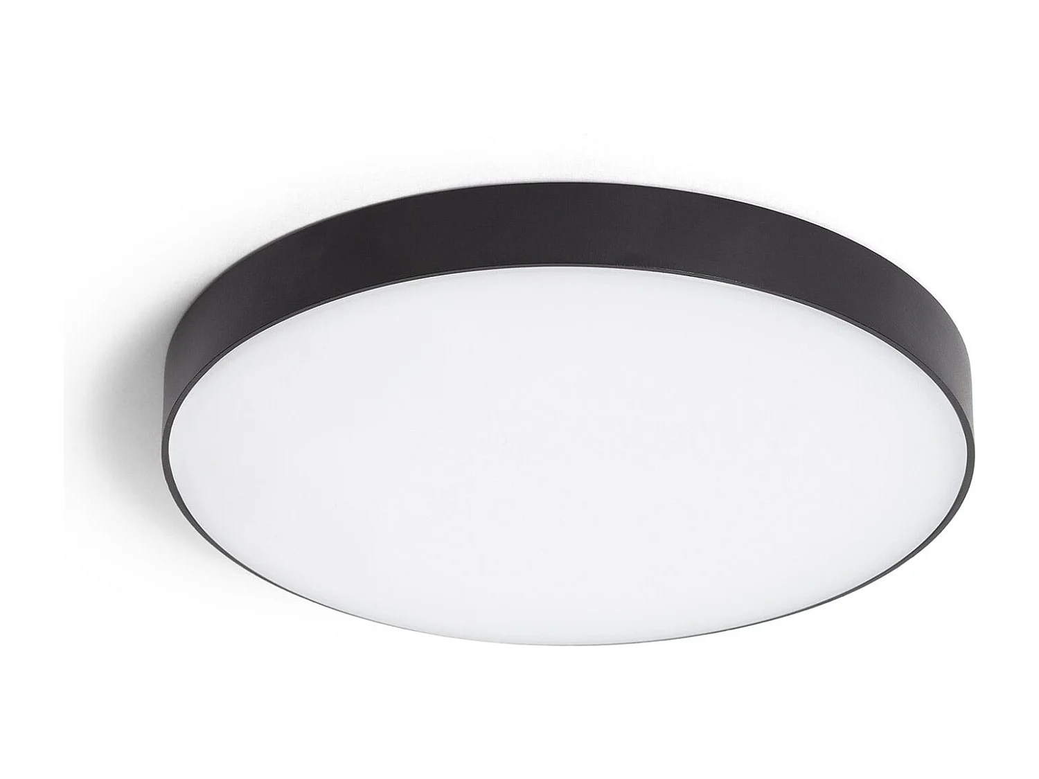 Plafonnier LED Rond 18W Dimmable Ø180 mm Noir