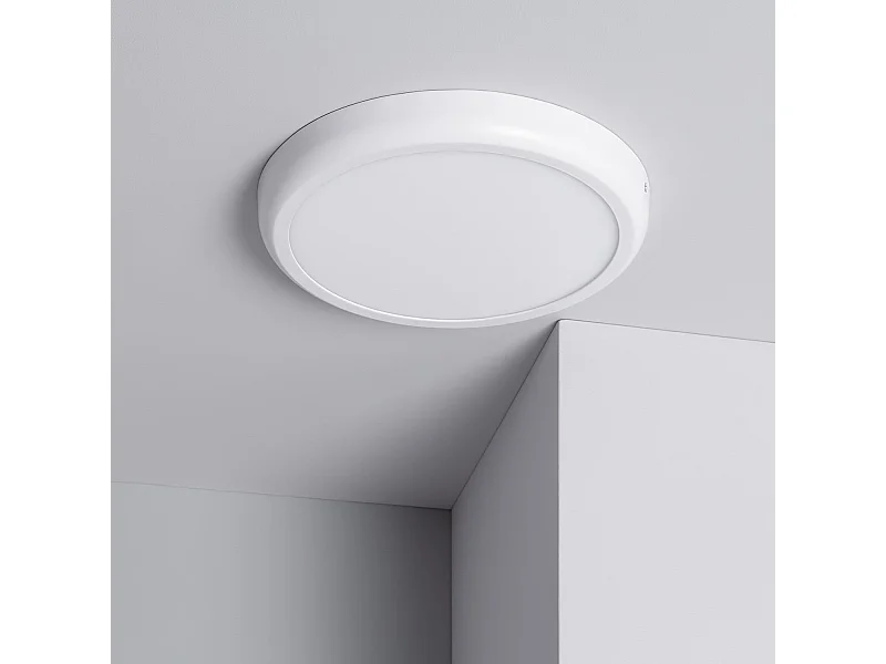 Plafón LED 24W Circular Metal Ø300 mm Design White 2900K - 3200K Blanco Cálido