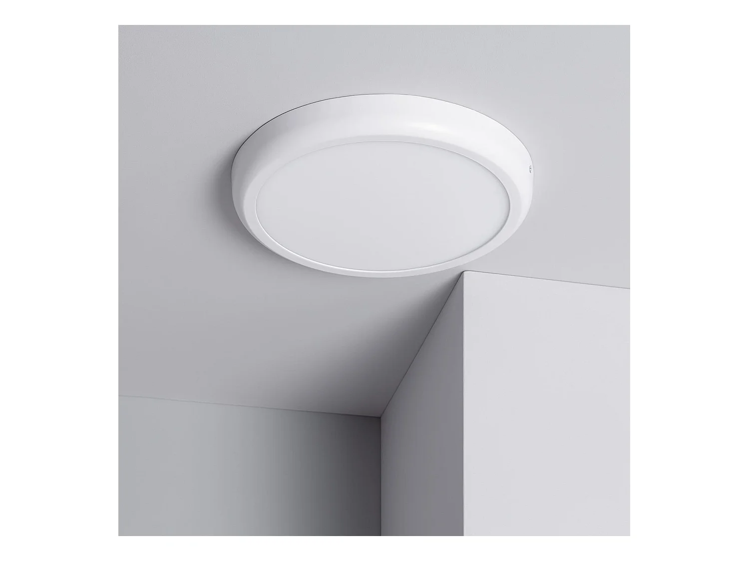 Plafón LED 24W Circular Metal Ø300 mm Design White 2900K - 3200K Blanco Cálido