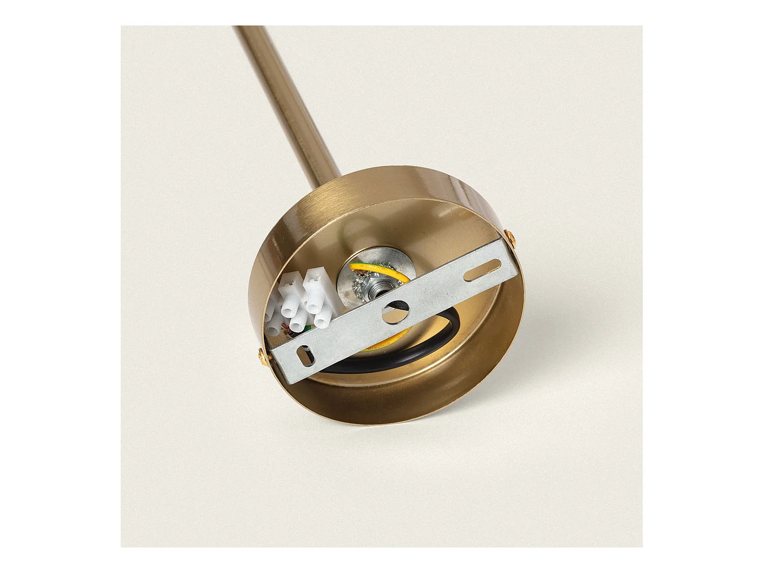 Lámpara de Techo Metal y Cristal Moonlight Brass Large 10 Focos Dorado