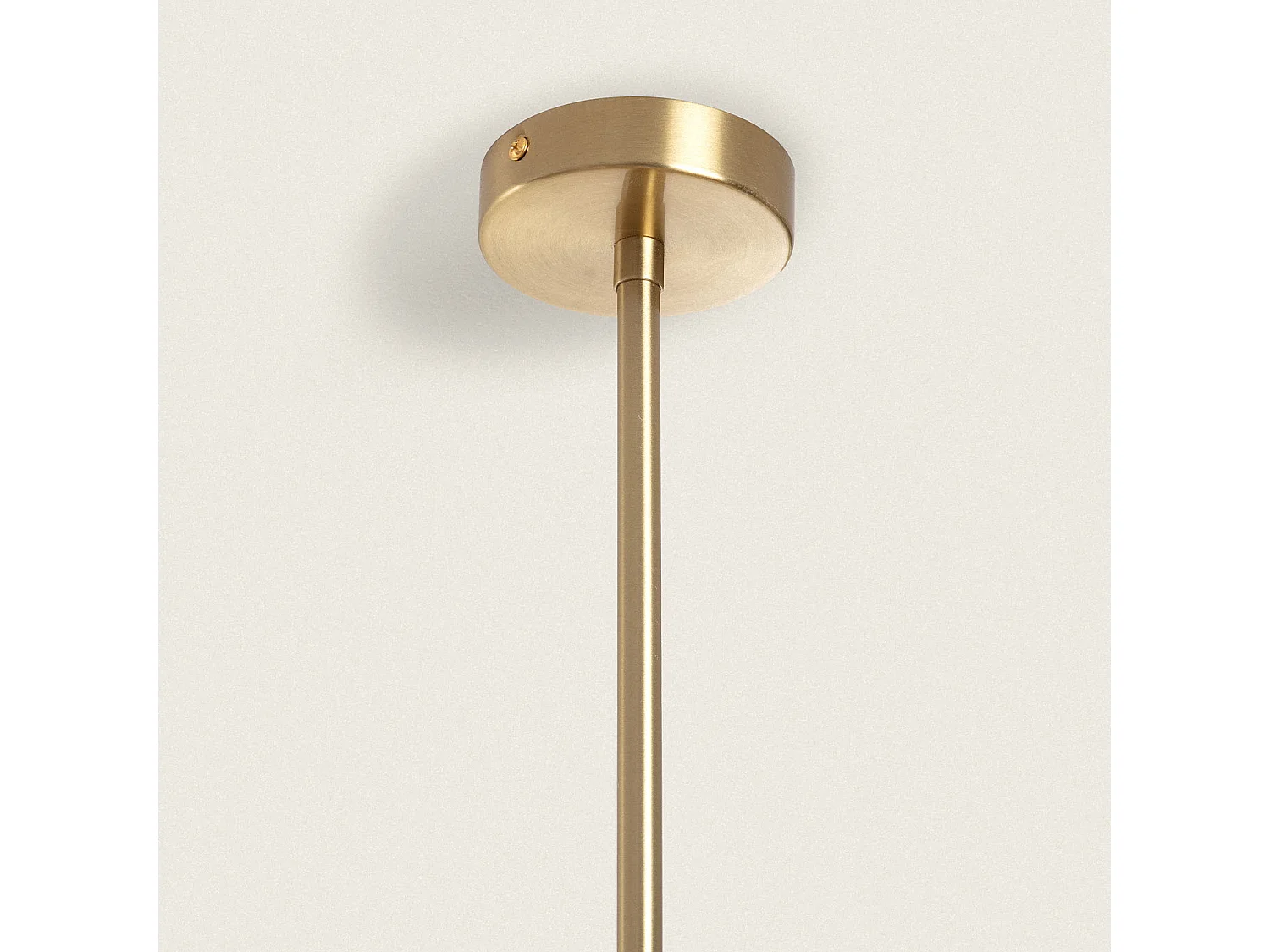 Lámpara de Techo Metal y Cristal Moonlight Brass Large 10 Focos Dorado