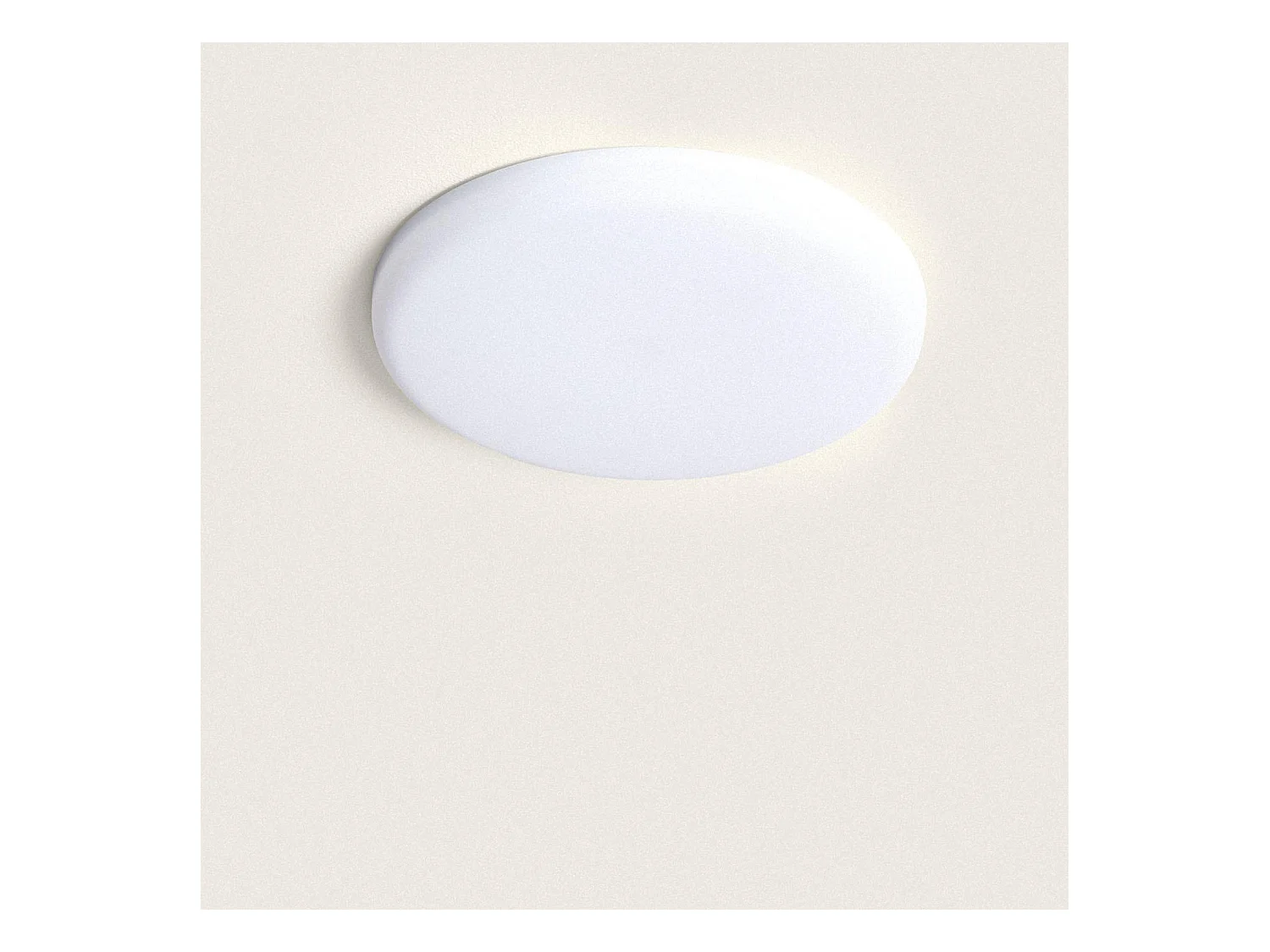 Dalle LED Ronde 18W en Saillie Coupe Ajustable Ø50-190 mm avec Boîtier de Connexions 4000K Blanc neutre