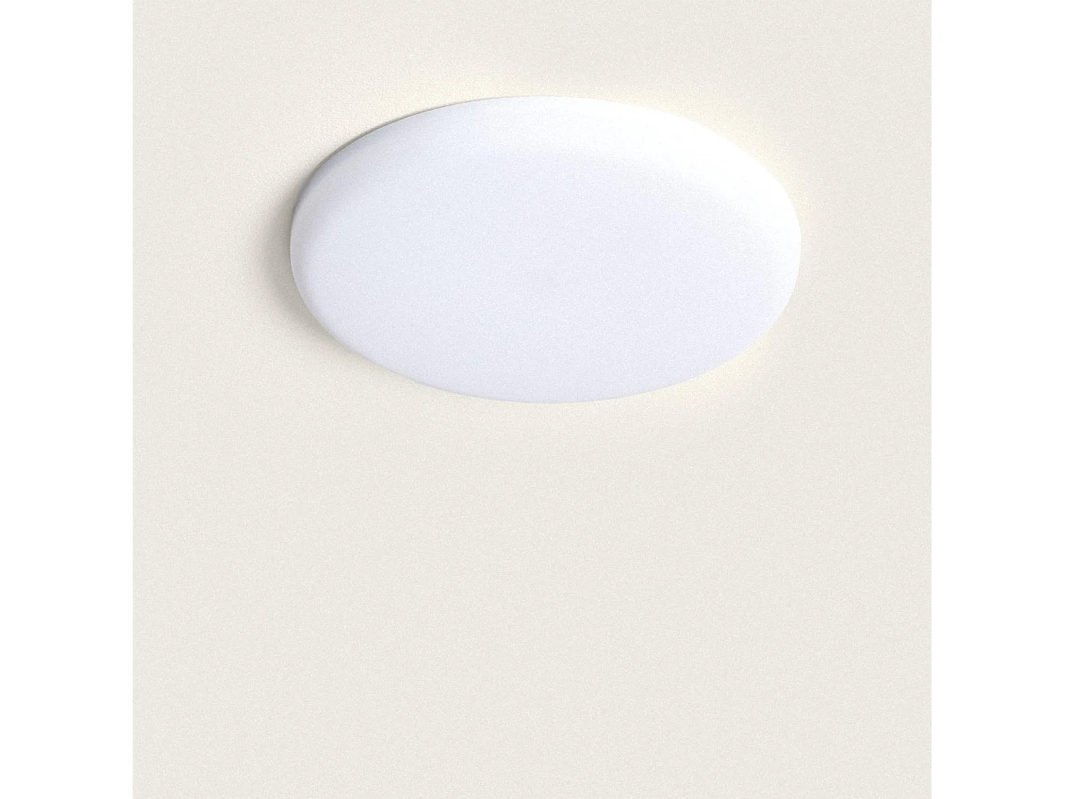 Placa LED 18W Circular Slim Surface Corte Ajustable Ø50-190 mm con Caja Conexiones 4000K Blanco Neutro