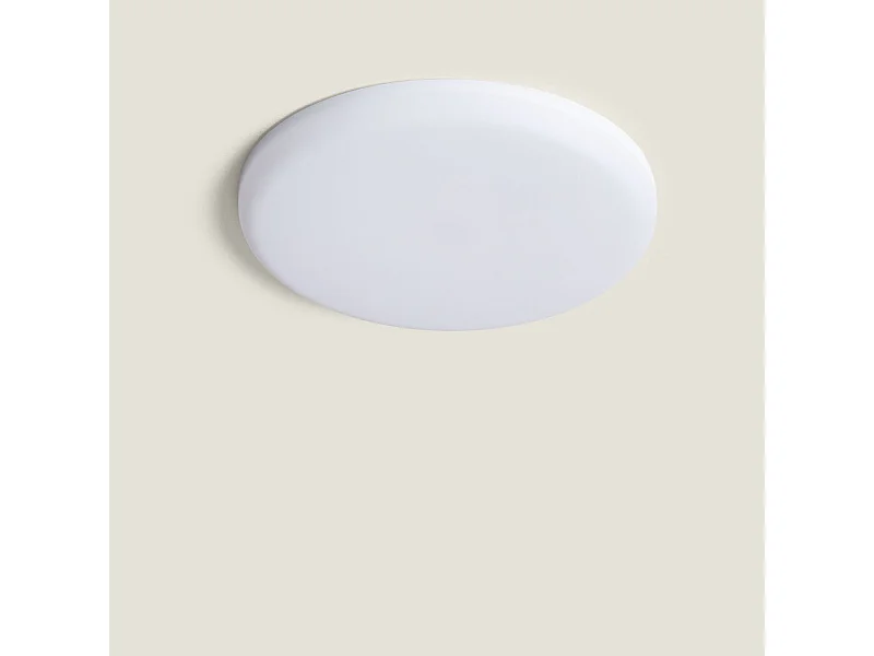 Placa LED 18W Circular Slim Surface Corte Ajustable Ø50-190 mm con Caja Conexiones 4000K Blanco Neutro