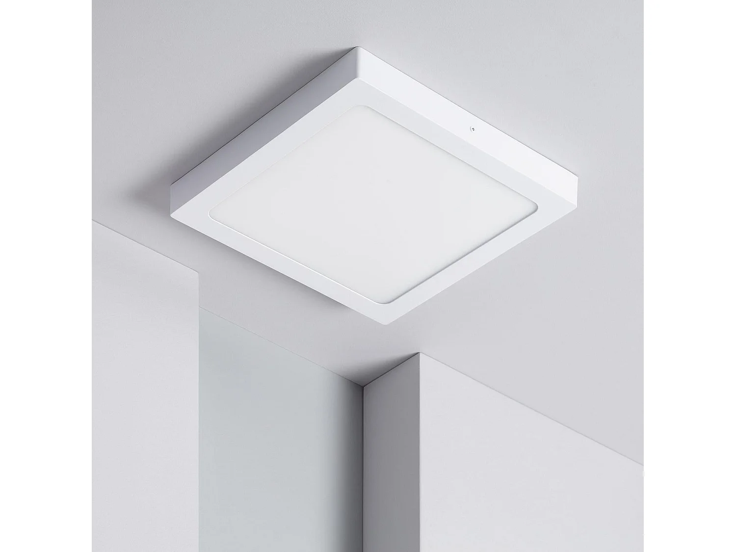Plafonnier LED Carré 24W 301x301 mm 4000K Blanc neutre